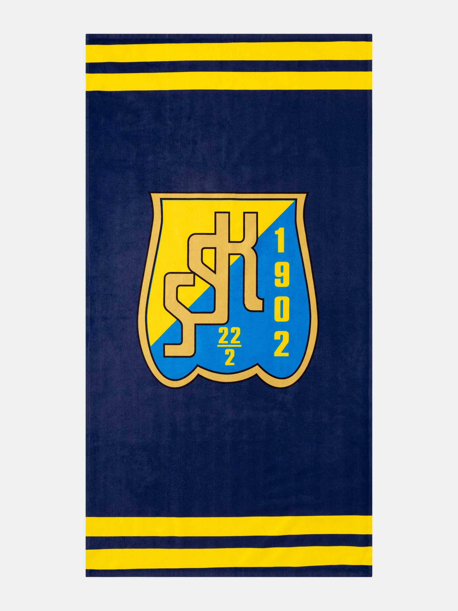 Badhandduk emblem blågul