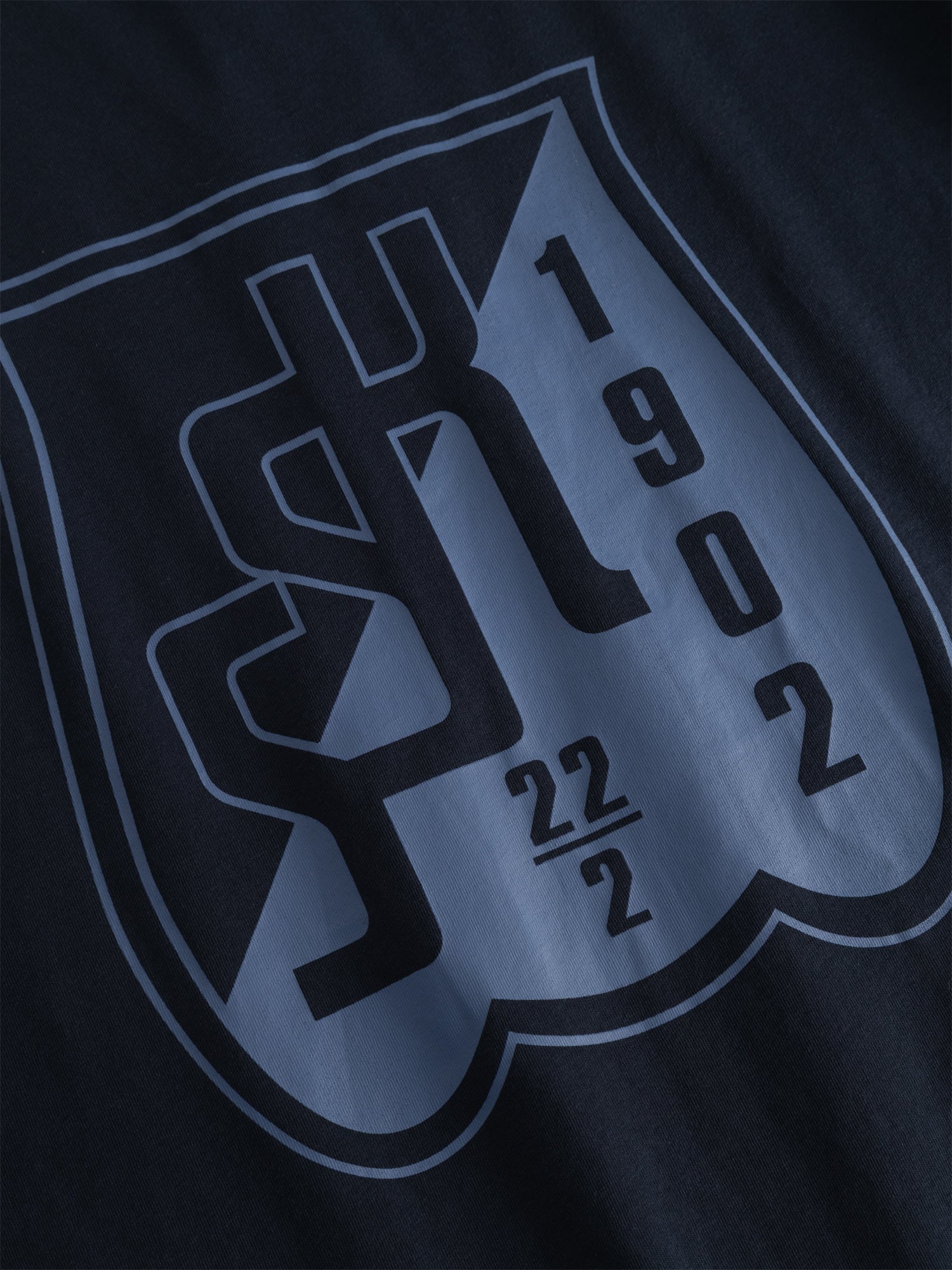 T-shirt marinblå tassen ton i ton