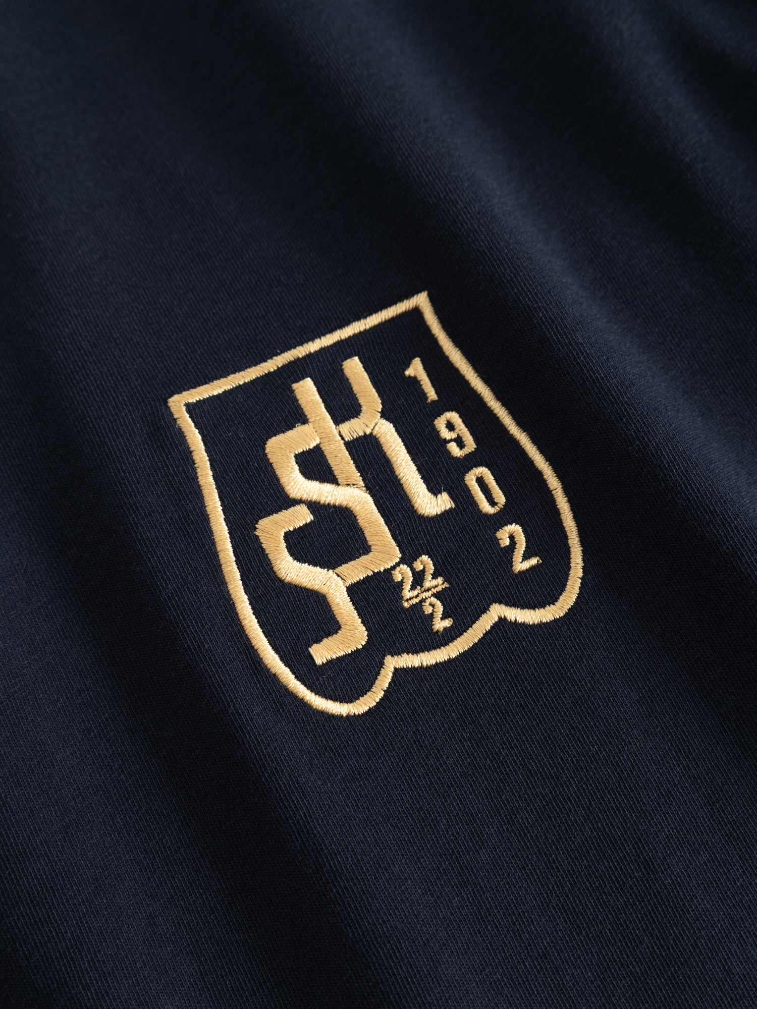 T-shirt marinblå Tassen 1-färg