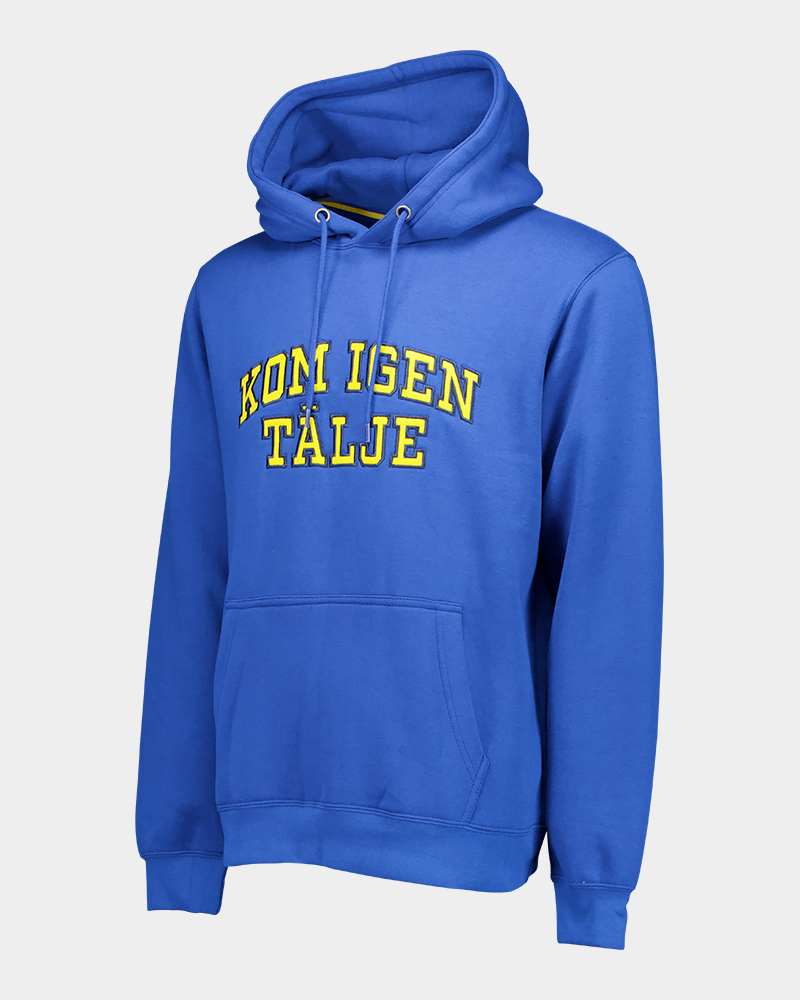 Hoodie royalblå Kom igen Tälje