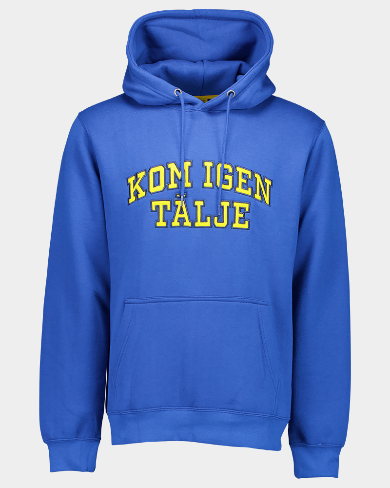 Hoodie royalblå Kom igen Tälje